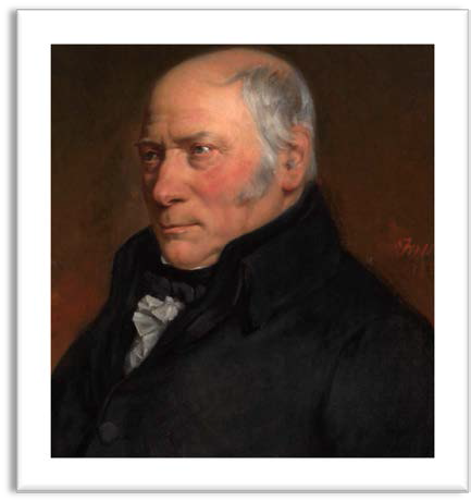 Portrait of William Smith aged 67 (courtesy of The Geological Society)