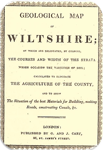 Smith’s County Geological Map Cover: Wiltshire