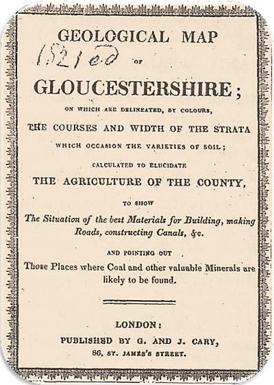 Smith’s County Geological Map Cover: Gloucestershire