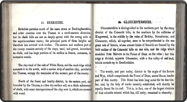  Description of the atlas counties from: A Memoir to the Map and Delineation of the Strata of England and Wales with part of Scotland by William Smith (1815)